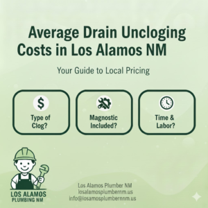 Average Drain Unclogging Costs in Los Alamos NM