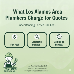 What Los Alamos Area Plumbers Charge for Quotes